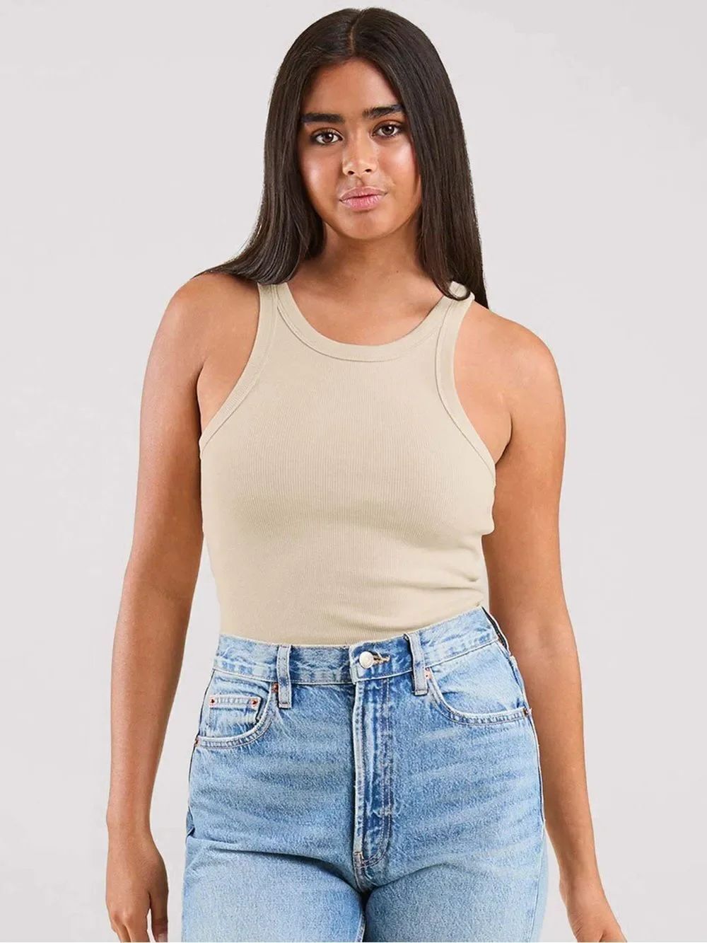 Nuuds Essential Rib Tank Top Size XL